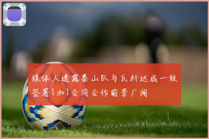 媒体人透露泰山队与瓦科达成一致签署1加1合同合作前景广阔